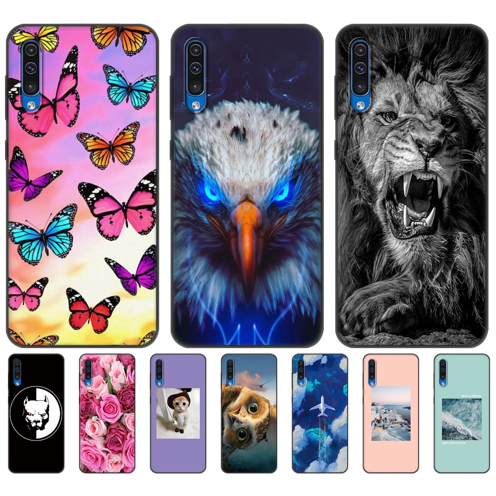 

For Samsung Galaxy A50S Case Soft Silicon Phone Case For Samsung A50S A507 A507F SM-A507F 6.4" Back Cover black tpu case