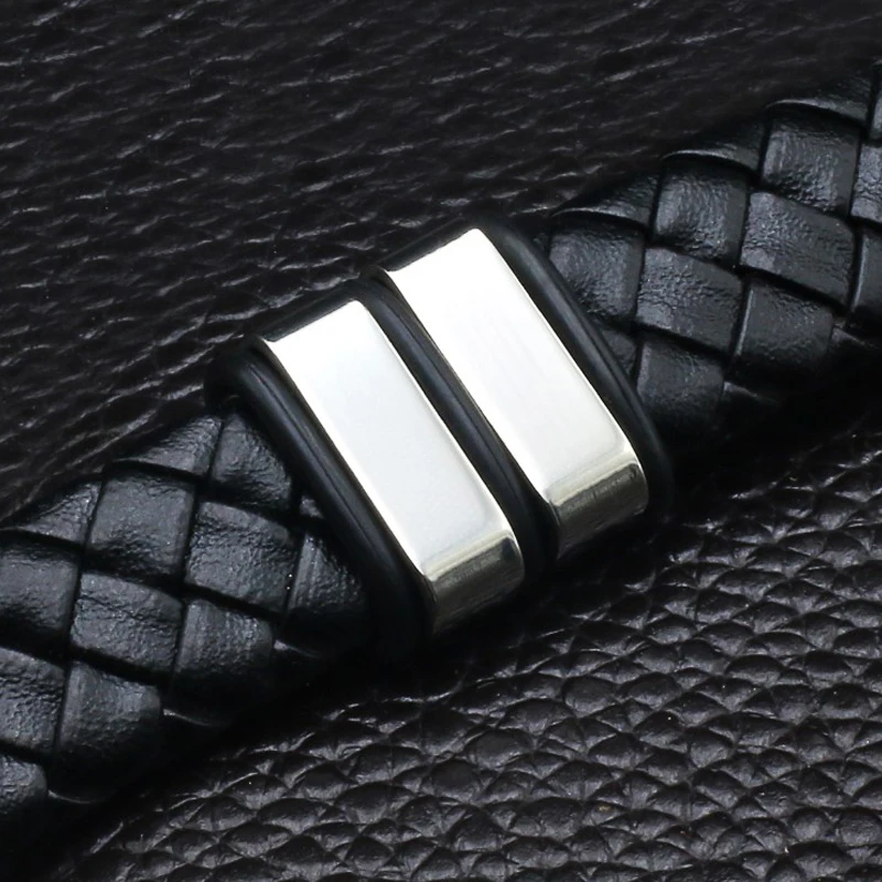 Браслеты Homme 2018 новые модные ювелирные изделия Tide Weave Титановый стальной браслет