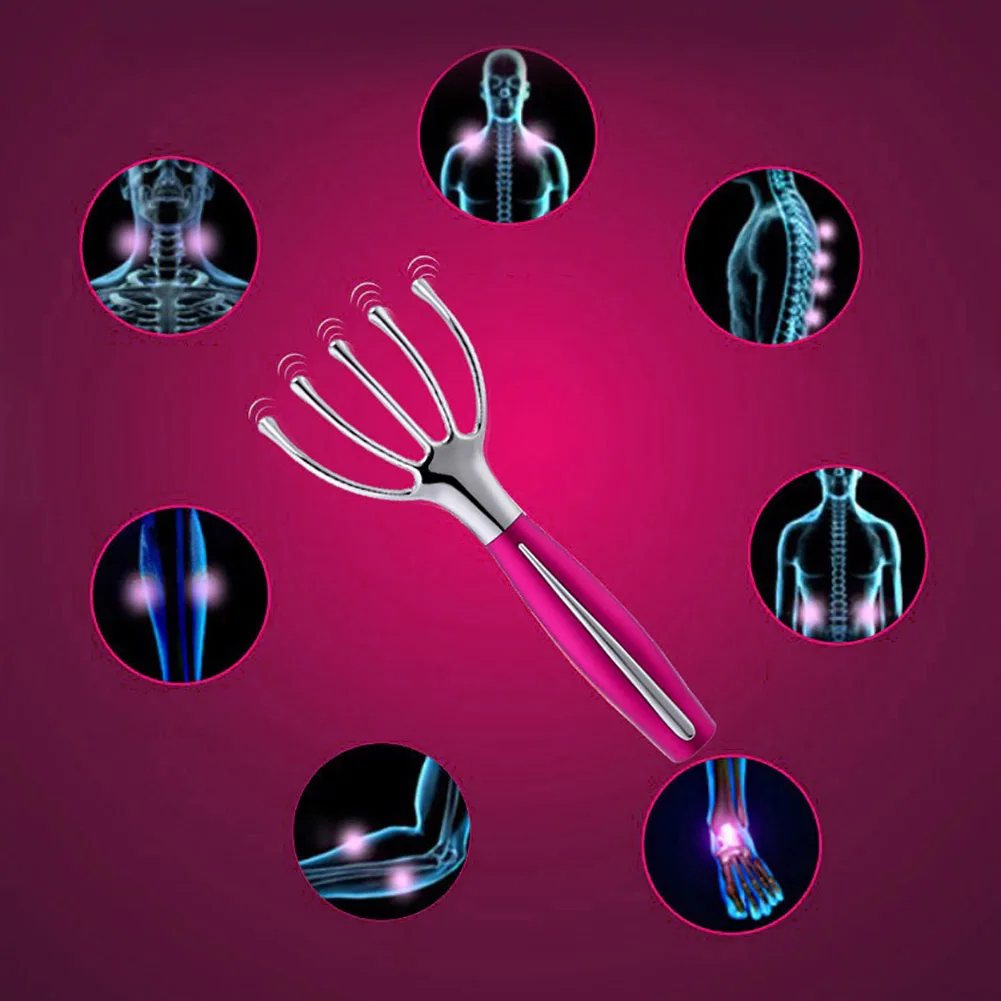 Портативный Электрический пятью коготь на палец головы тела Расслабление