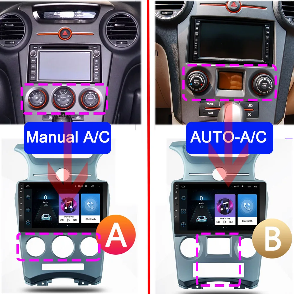 Car Android Radio For KIA Carens 2007 2008 - 2011 Multimedia Player To Tesla style Vertical Screen GPS Navigation 2 DIN no DVD | Автомобили