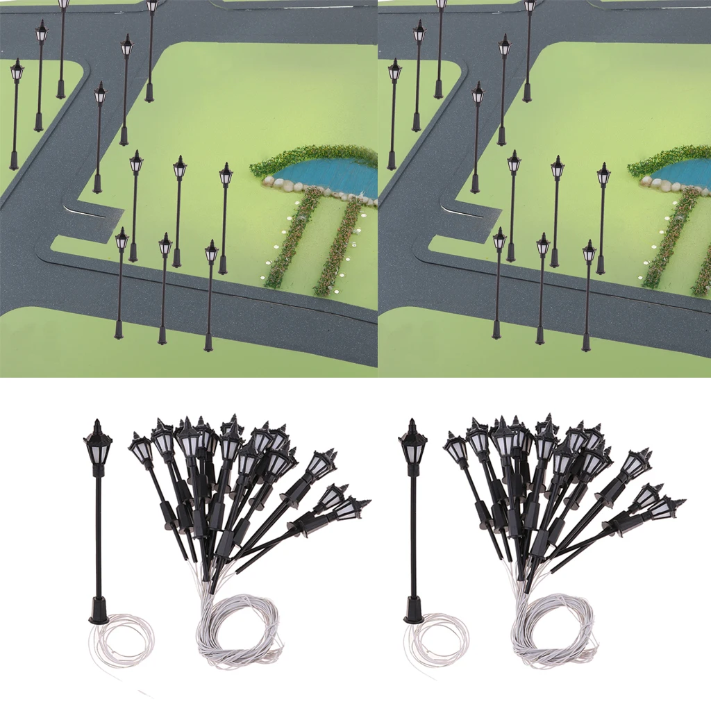 40 шт. светодиодные уличные фонари | Игрушки и хобби