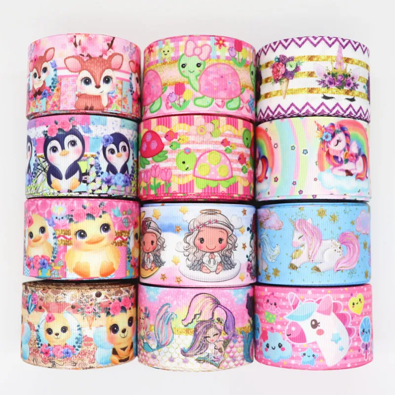 Лента Корсажная с принтом животных 10 ярдов 1 5 дюйма 38 мм Y2020070702 | Дом и сад