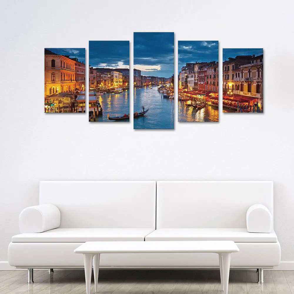 Картина на холсте с принтом Венеции современная картина домашний декор