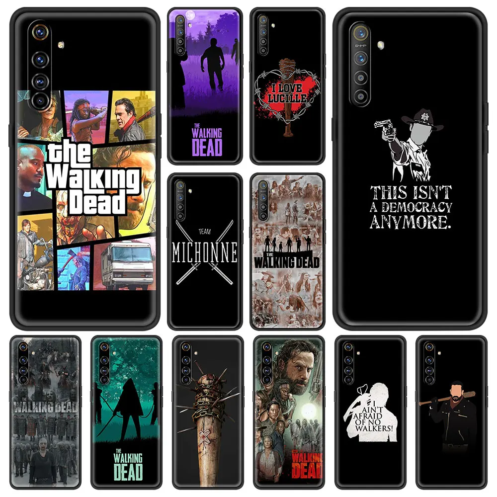 

Hot TV The Walking Dead Shockproof Case For Oppo A53 A52 A9 2020 Black Shell For Realme 8 7 6 Pro C3 C21 Silicone Phone Cover