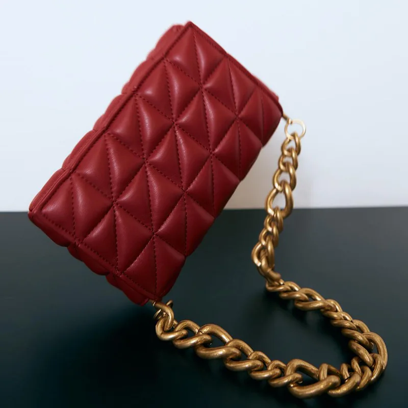 

Ladies Rhombic Shoulder Bag 2021 New Pu Leather Brand Designer Fashion Handbags For Women Fashion Z Bag Versatile Travel Bags