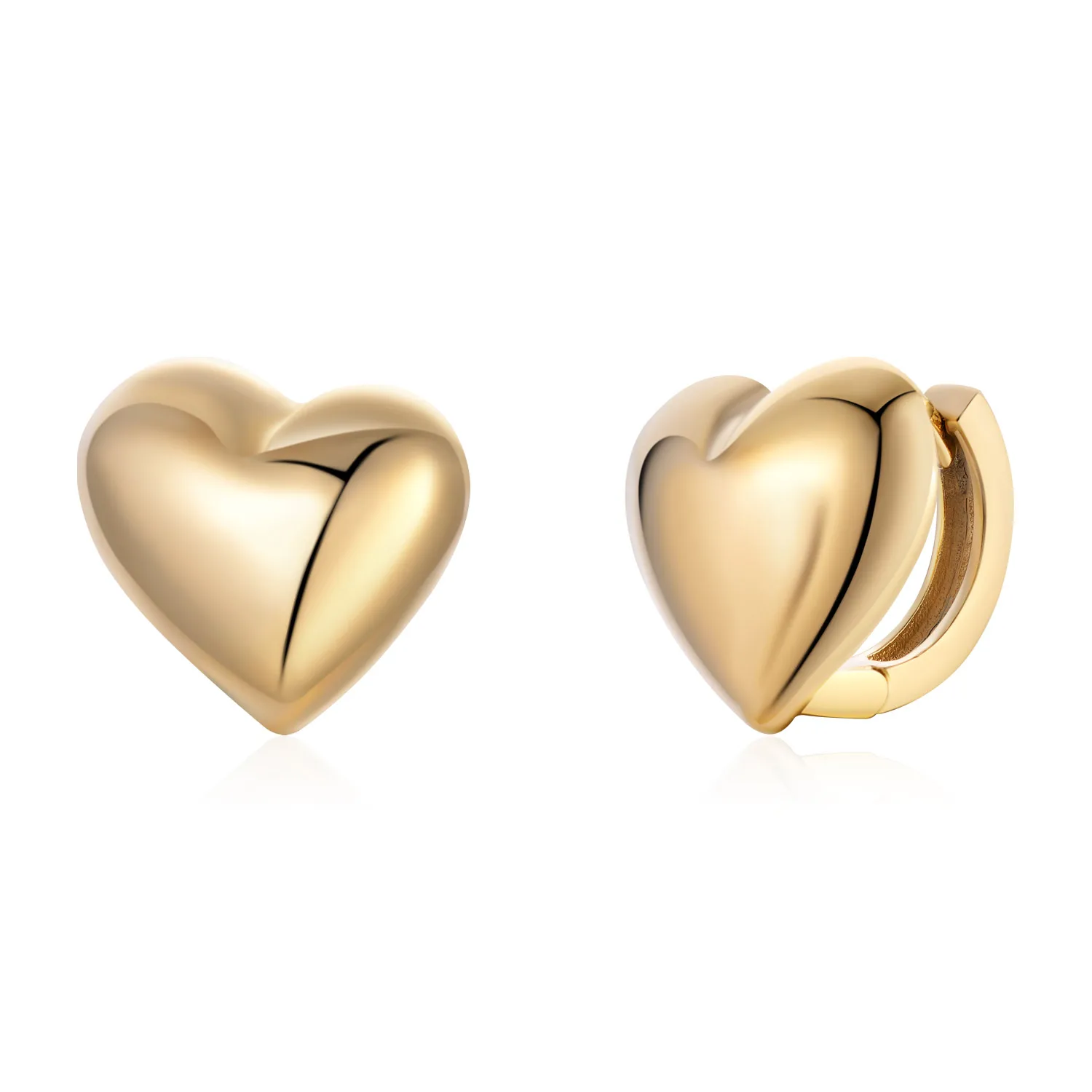 Милые серьги гвоздики в форме сердца для женщин новые медные стиле ретро модные