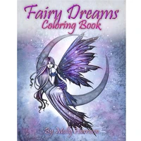 fairy dreams coloring book adult coloring book featuring beautiful dreamy flower fairies and celestial fairies 25 pages