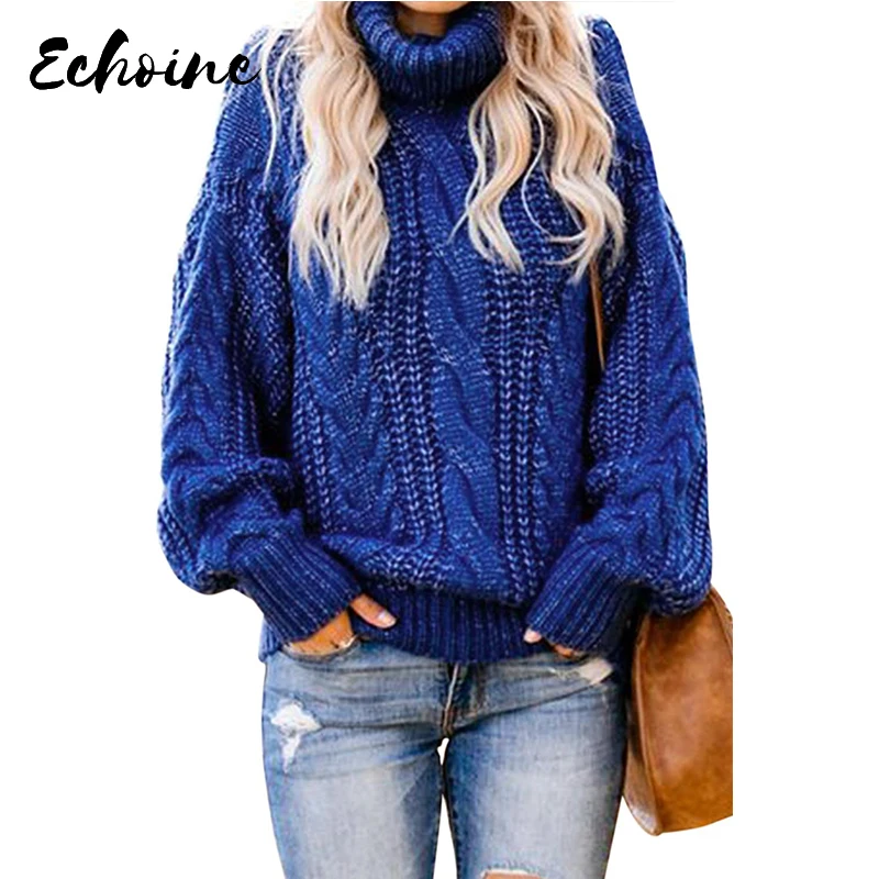 Женский трикотажный свитер-водолазка с длинным рукавом | Женская одежда