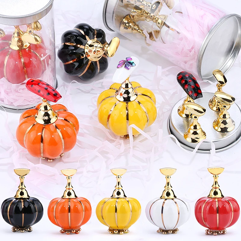 

Магнитный держатель для накладных ногтей с тыквой, демонстрационная подставка для ногтей, демонстрационный дизайн, инструменты для маникю...