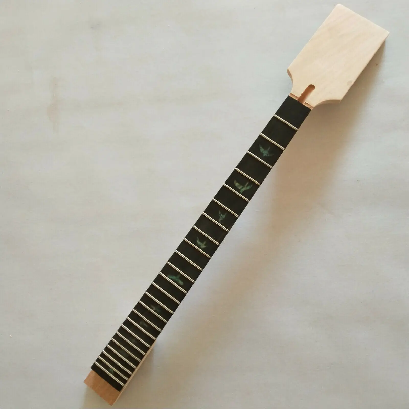 DIY незавершенная Гитара шеи 24 лада для PRS Стиль Весло голова черное дерево