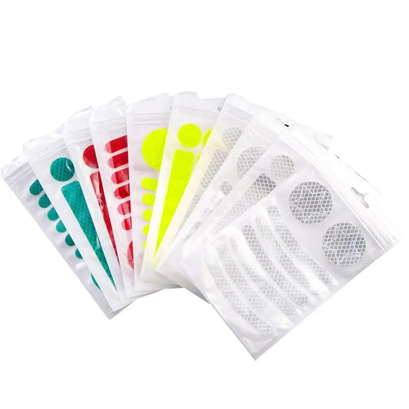 4 листа светоотражающая Водонепроницаемая лента светящиеся наклейки для