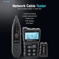 noyafa nf 488nf 8209 poe wire checker rj45 cable tracker lcd display measure length cat5 cat6 test network tool lan tester