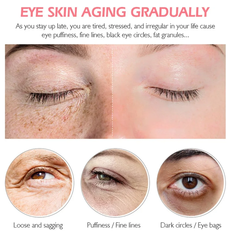 New Protein Firming Eye Serum Anti-Wrinkle Remover Dark Circles Essence Against Puffiness Liquid Pen Care |