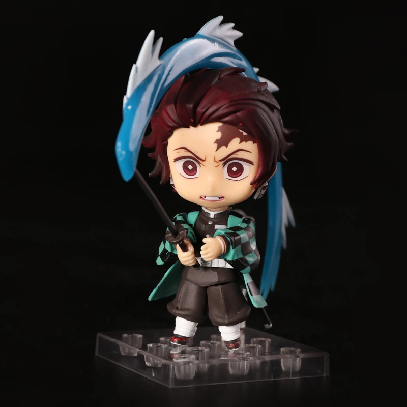 

New Q Version Of Demon Slayer Figure Doll Toy Can Change Face Tanjirou Toys Nezuko Ornaments Gift With Color Box Packaging