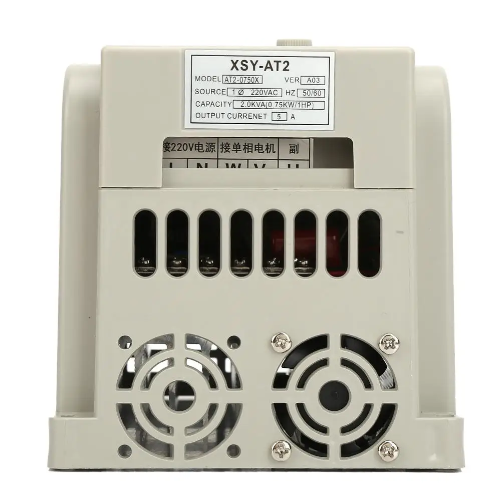 Блок управления частотой 220 В переменного тока блок для однофазного двигателя 0 75