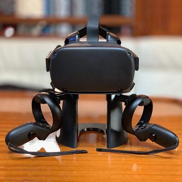 Vr Stand Headset Display Holder and Station for Oculus Rift S Quest Press Controllers |
