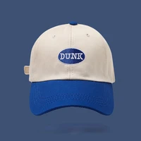 womens hats summer letters embroidery student baseball caps korean niche hit color cap mens outdoor leisure sun hat