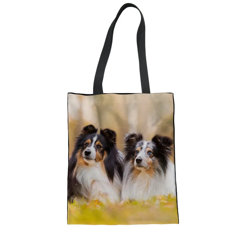 Новинка Австралийская овчарка модные женские сумки женская Подростковая сумка