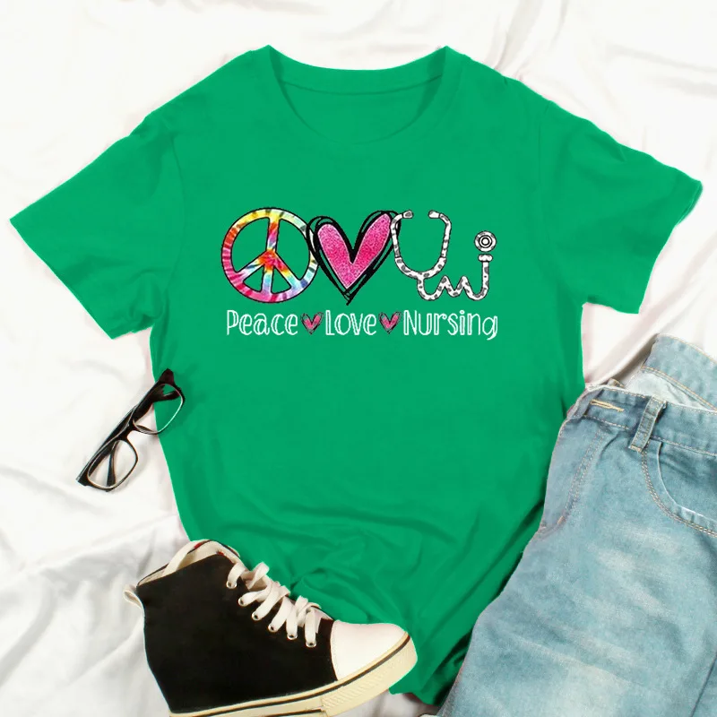 

2021 New Women's Printed Style Short-Sleeved T-shirt Loose Large Version Casual Fashion Cotton Bottoming Shirt Tees Top Clothing