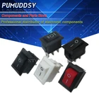 10 шт. кнопочный переключатель 10x15 мм SPST 2Pin 3pin 3A 250 В KCD11 защелкивающийся Переключатель ВКЛВЫКЛ для лодки 10 мм * 15 мм черный красный и белый