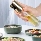 Кухонный набор 100 мл, диспенсер для масла, стеклянная бутылка для смешивания приправ для барбекю, спрей для уксуса, соевого соуса, бутылка для приправ и масел