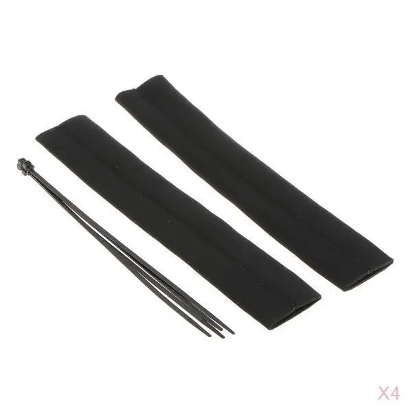 

8 X Neoprene Fork Leg Oil Seal Saver Leggings For Motorcycle 14 Inches Long