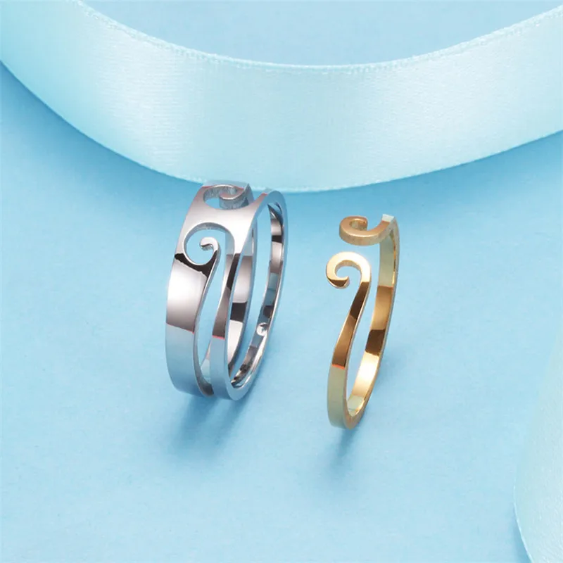 Женское двойное кольцо Обезьяна Король из нержавеющей стали|Кольца| |