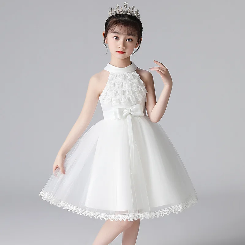

New Girls Dress Lace Princess Kids Piano Clothing Tutu Party Wedding Ball Gown Dress Costume Dresses Baby Summer Children Dress