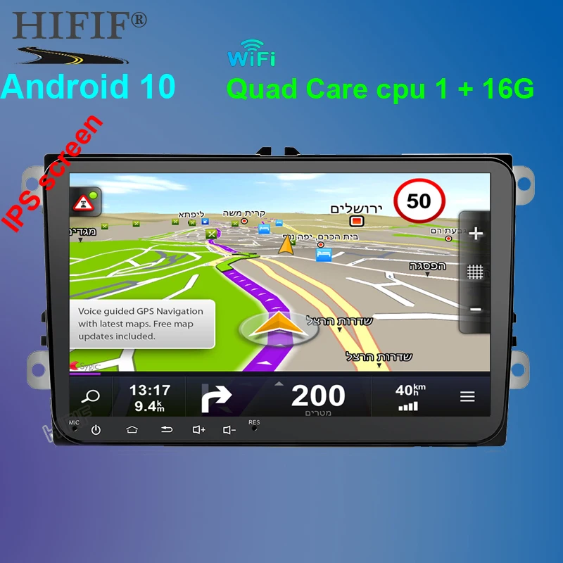 Автомагнитола 2 din 9 '' Android 1 ГБ ОЗУ GPS навигация для VW Passat B6 CC Polo GOLF 5 6 Touran Jetta Tiguan