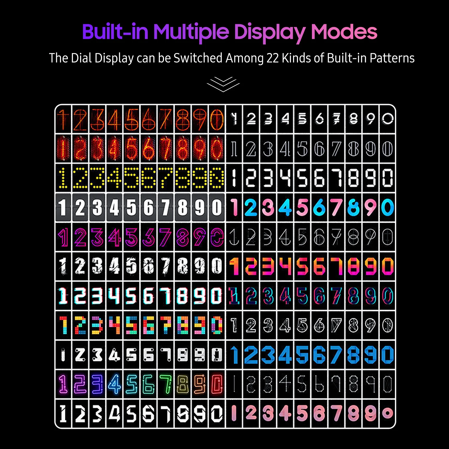 RGB LED Tube Clock Vintage Digital Nixie 6 Bit Time Photo Display Retro Desk IPS Module and Glass Dome Decoration | Дом и сад