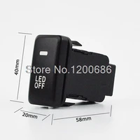 dc12v panel mount black pilot lamp 4 wire fog light switch for toyota camry discount 50 size 60mm x 42mm x 25mm lwt