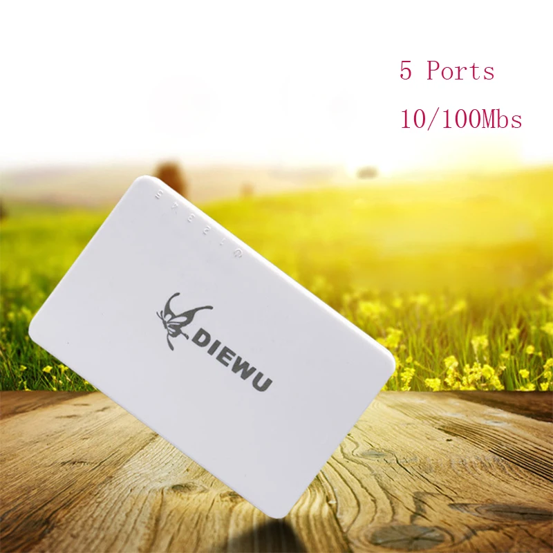 Сетевой коммутатор kebidumei 100 Мбит/с хаб с поддержкой быстрой локальной сети Ethernet и