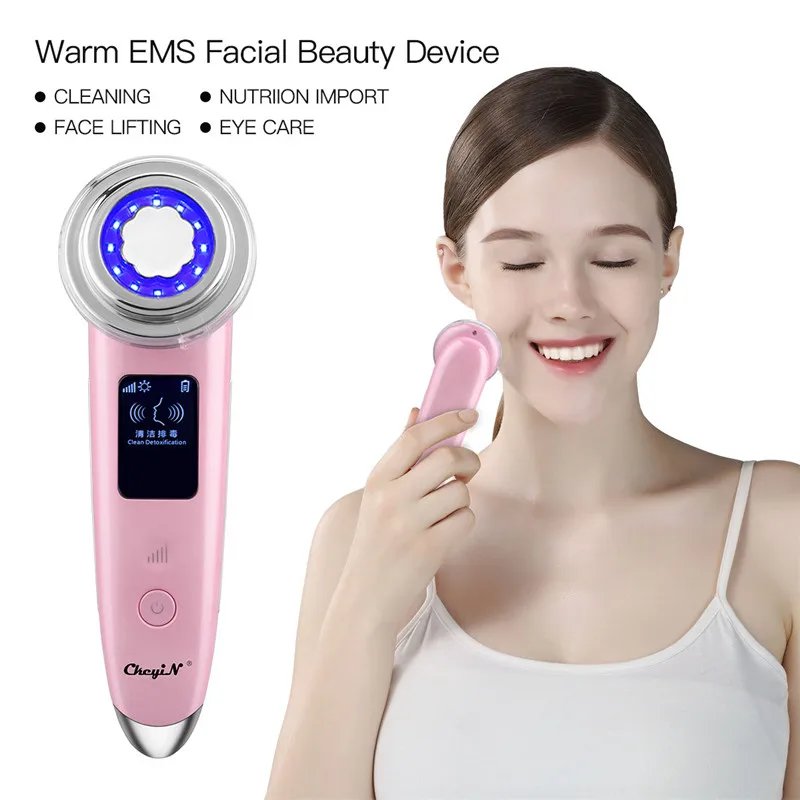 USB Перезаряжаемый массажер для лица подтяжки кожи омоложение светодиодный