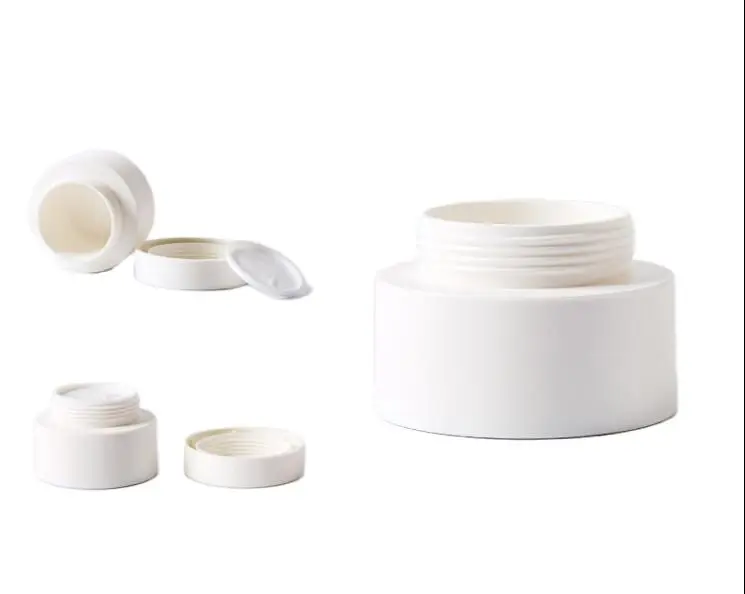 50 г Матовая белая пластиковая банка для крема глаз/Крем