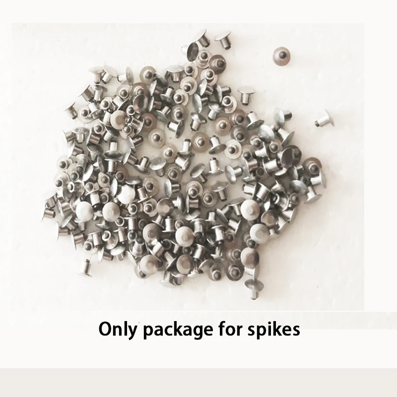 200pcs 6.5-5.7-1 200 шт 6,5 мм/0,2" Шипы для захвата снега алюминиевые шипы для шин зимние шипованные шипы для горного велосипеда для толстого велосипеда - Цвет: 200pcs 6.5-5.7-1