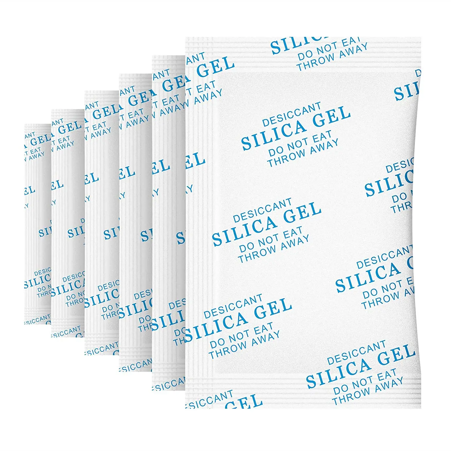 

5 Gram(100Packs) Food Grade Silica Gel Packs Dessicant Packets for Storage and Moisture