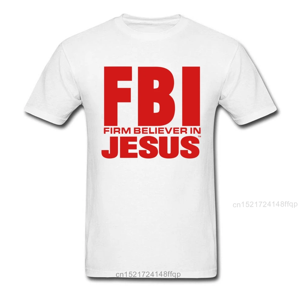 Мужская футболка ФБР твердая верующая в реальности футболки стиле хип-хоп черная