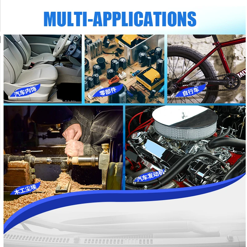 

Air Duster Blow Blower Cleaning Nozzle Dust Blower+5m Recoil HoseFor Car Truck Van Lorry