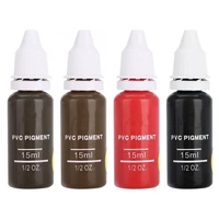 4 colors tattoo pigment eyebrow lips eyeline microblading pigment coloring cream for permanent makeup tool