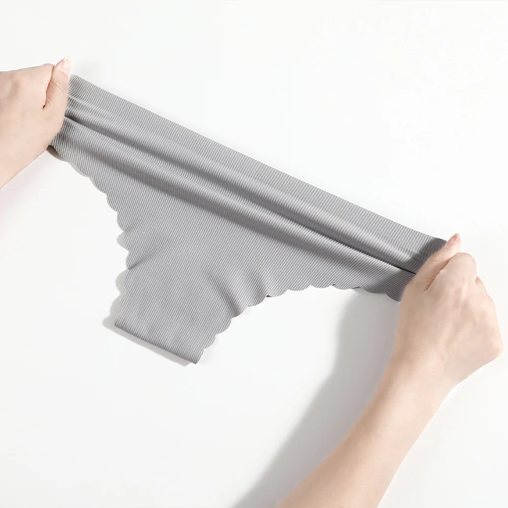 

Women's Sexy Thongs G String Underwear Low Waist Seamless T Back Female Panties Breathable Comfy Sensual Lingerie Underpant 2021