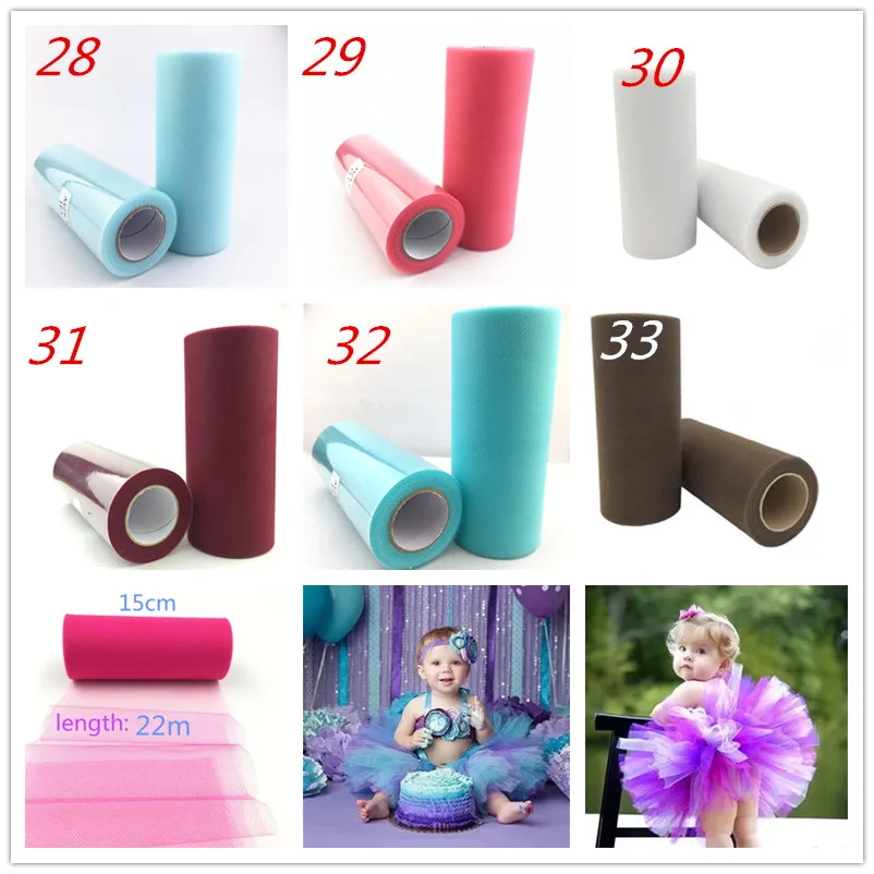 Рулон ткани из органзы 15 см 25 ярдов|gift gifts|gift partygift diy |