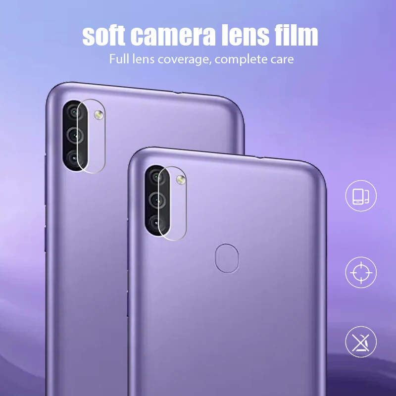 2 в 1 защита объектива камеры для Galaxy Note 10 Lite 7 5 4 3 HD закаленное стекло Samsung S10 S10e S7 S6