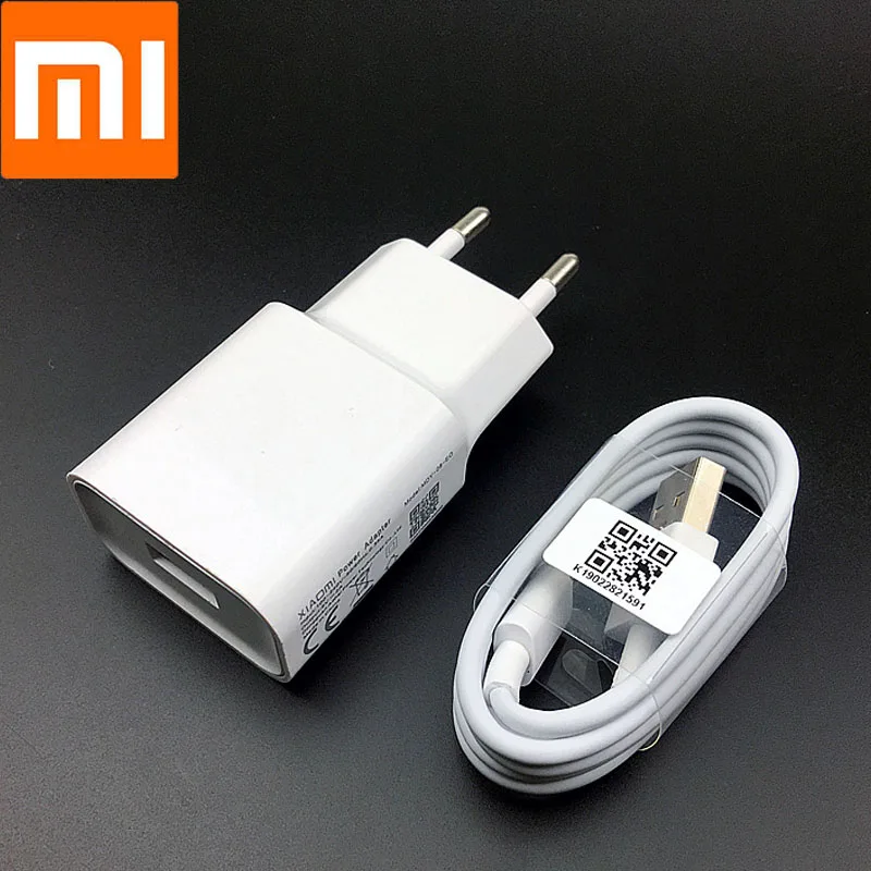 old charger set Xiaomi 10W быстрое зарядное устройство 5V2A ЕС вилка зарядный адаптер кабель Micro-USB для Redmi Note 2 3 4 5 plus pro 4X 5a 4a S2 3 - Тип штекера: old charger set