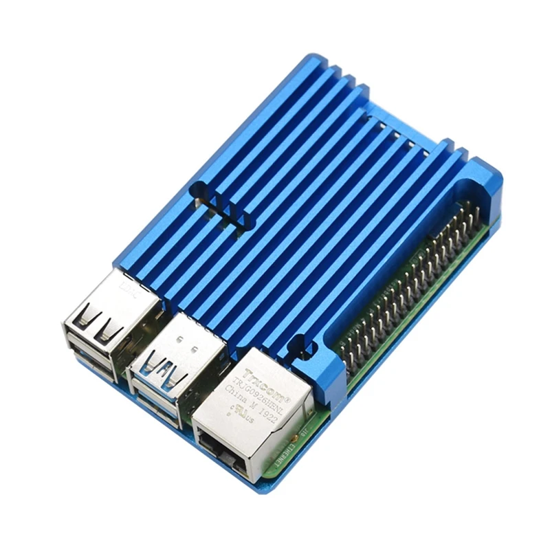 Aluminum Alloy Protective Case CNC Enclosure Metal Shell Fit for Raspberry Pi 4 | Компьютеры и офис