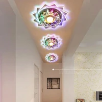 new crystal led colorful lighting living room ceiling fixture chandelier decor light interior design modern fashion