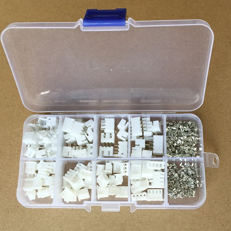 

250PCS 2pin 3pin 4Pin 2.54mm Terminal Housing PCB Header Wire Connectors