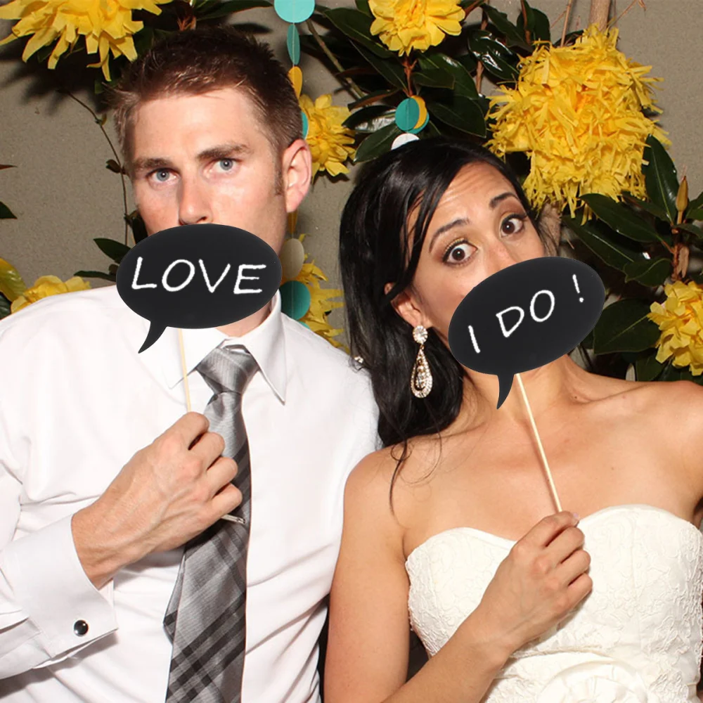 Фотореквизит для селфи 20 шт. бумажные доски письма сообщения знаки сделай сам