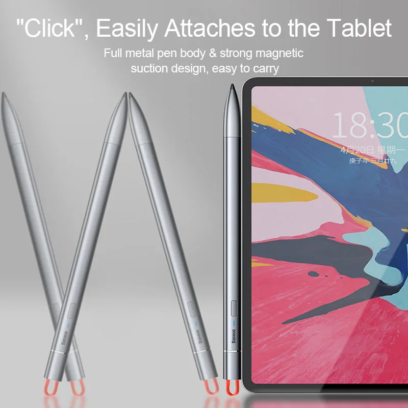 Стилус Baseus для iPad Pro 11 12 9 2020 7 2018 Air Mini 3 10 2 сенсорный экран Apple Pencil | Компьютеры и офис