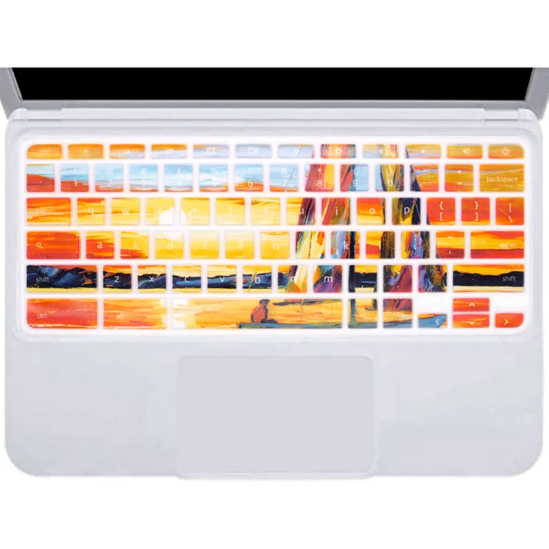

HRH For Lenovo Chromebook C330 2020 2019 2018 Chromebook Laptop Keyboard Cover Skin Chromebook N20 N21 N22 N23 100e 300e 500e