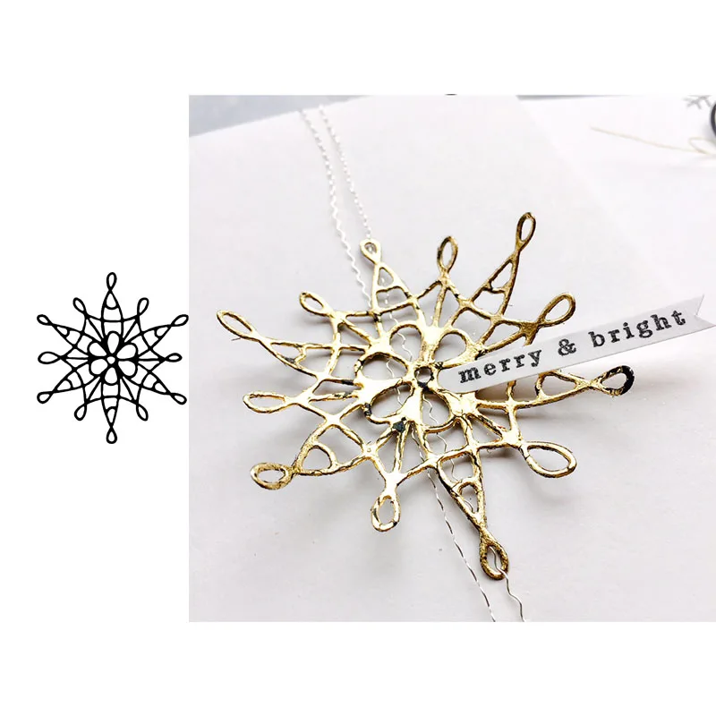 Элегантный ажурный цветок декоративная рамка металлические высечки Скрапбукинг